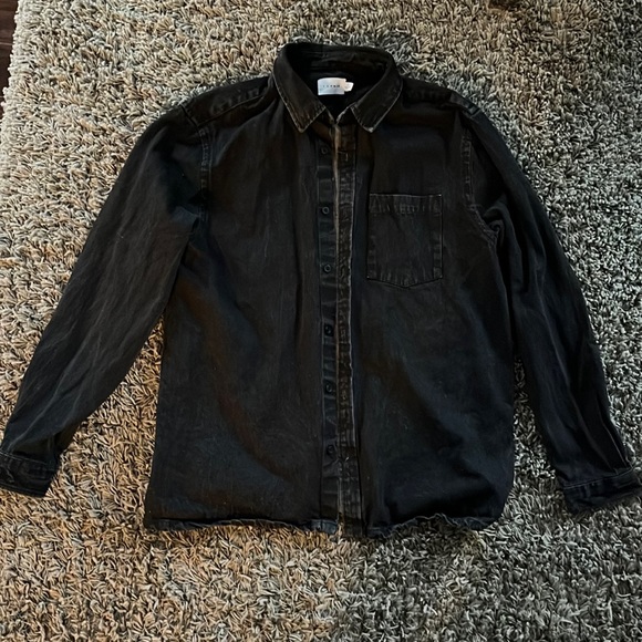 Mens Topman Jean Shirt - Picture 3 of 4